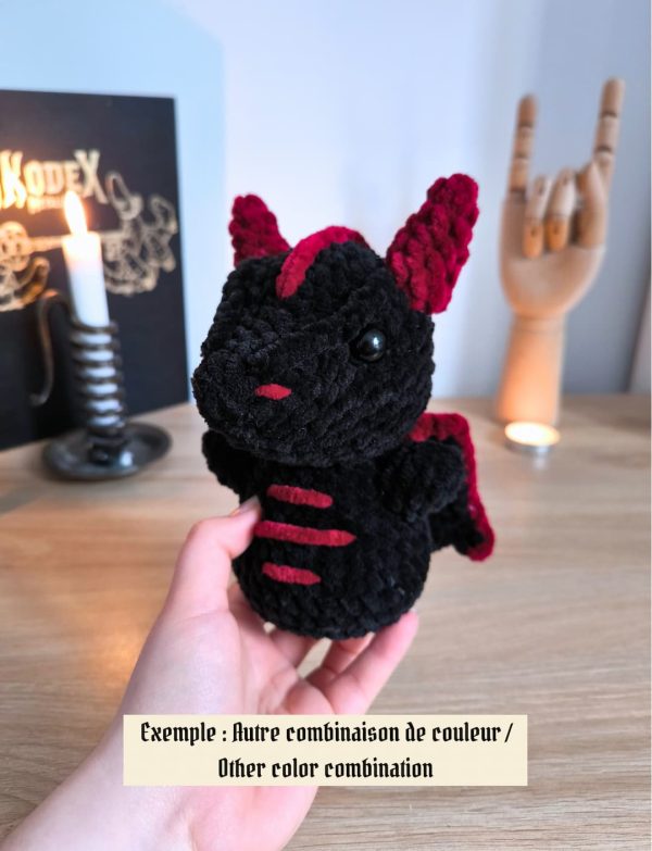 Dragon sur socle | Couleurs personnalisables