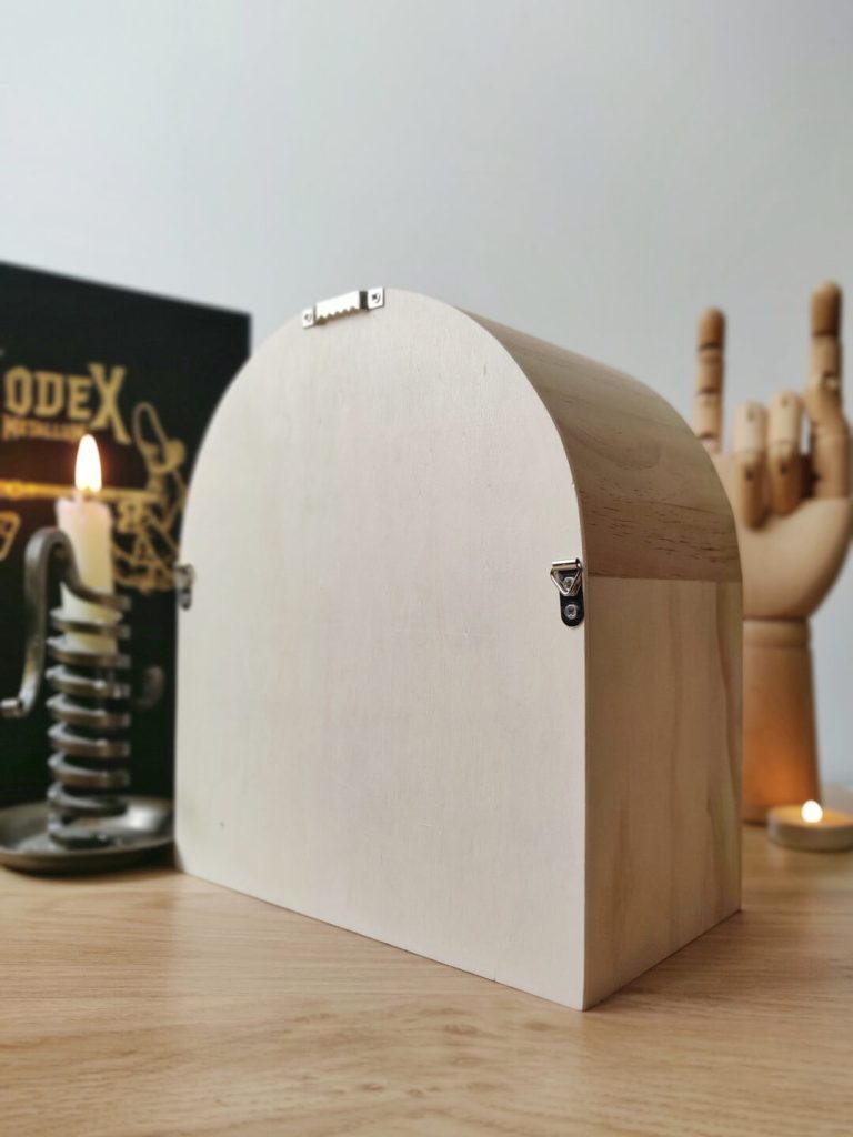 Baphomet rouge & noir sous arche - Produit fini