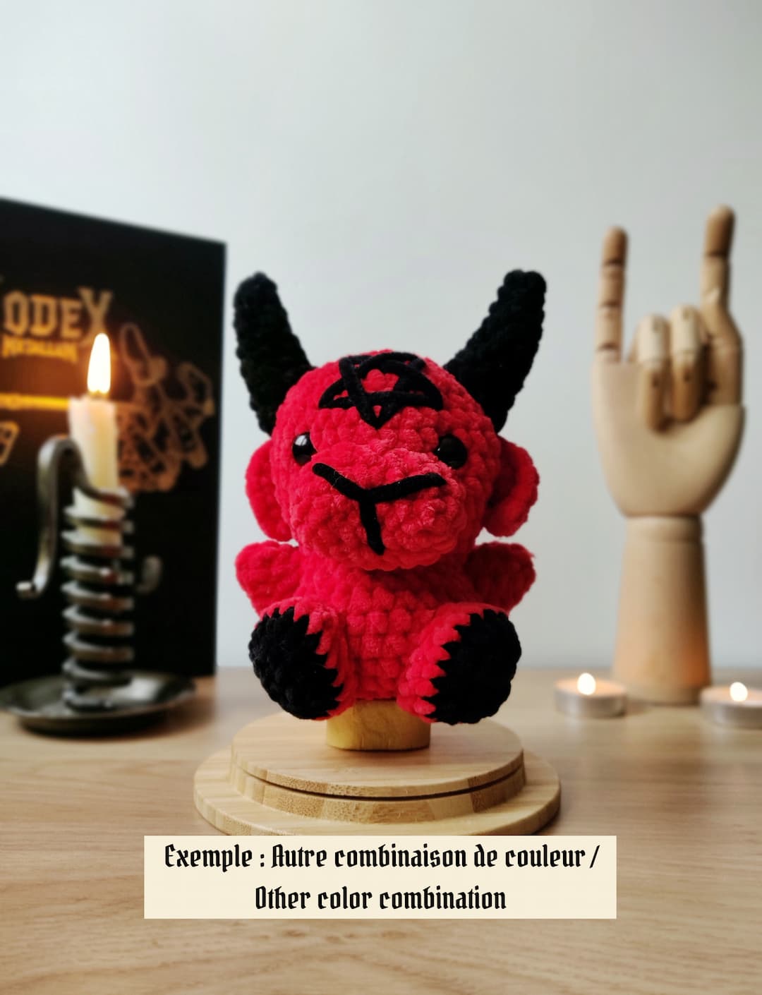 Baphomet sur socle | Couleurs personnalisables – Image 9
