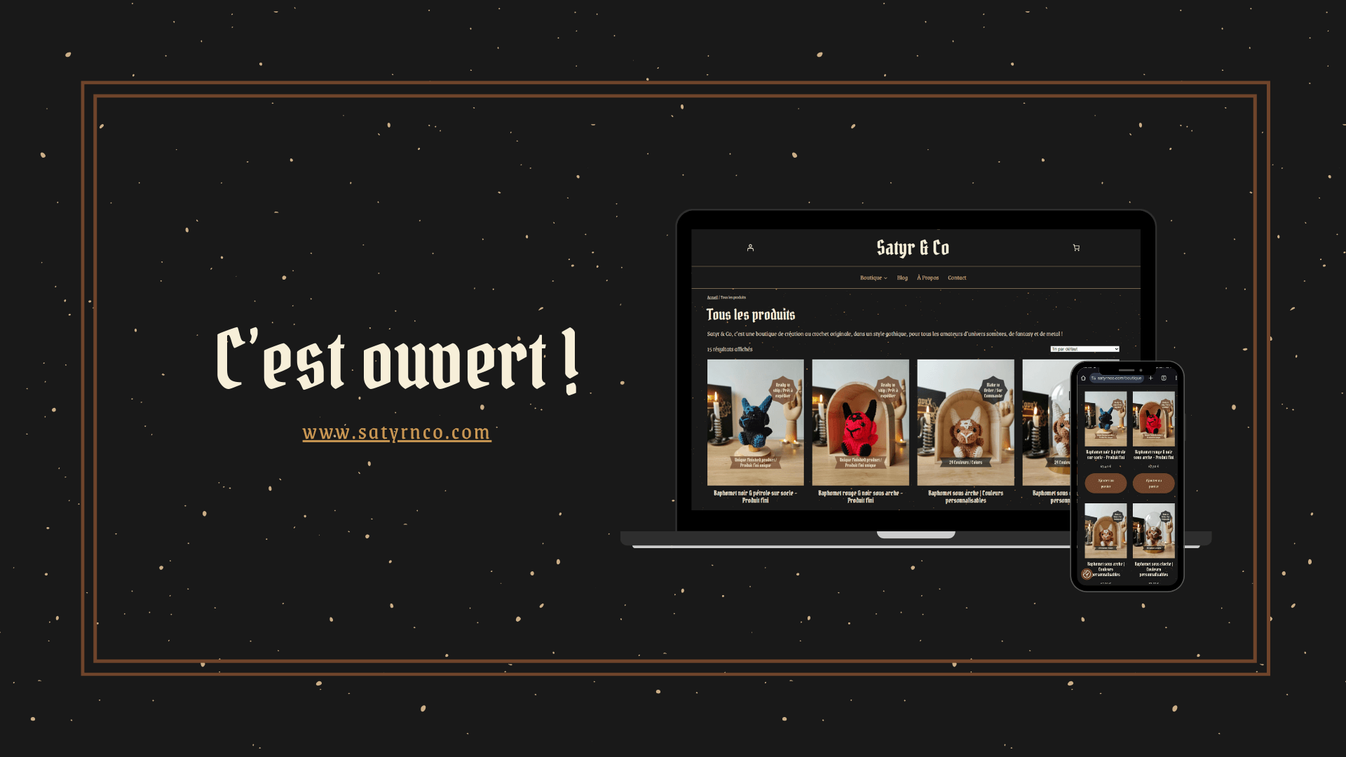 C’est ouvert !