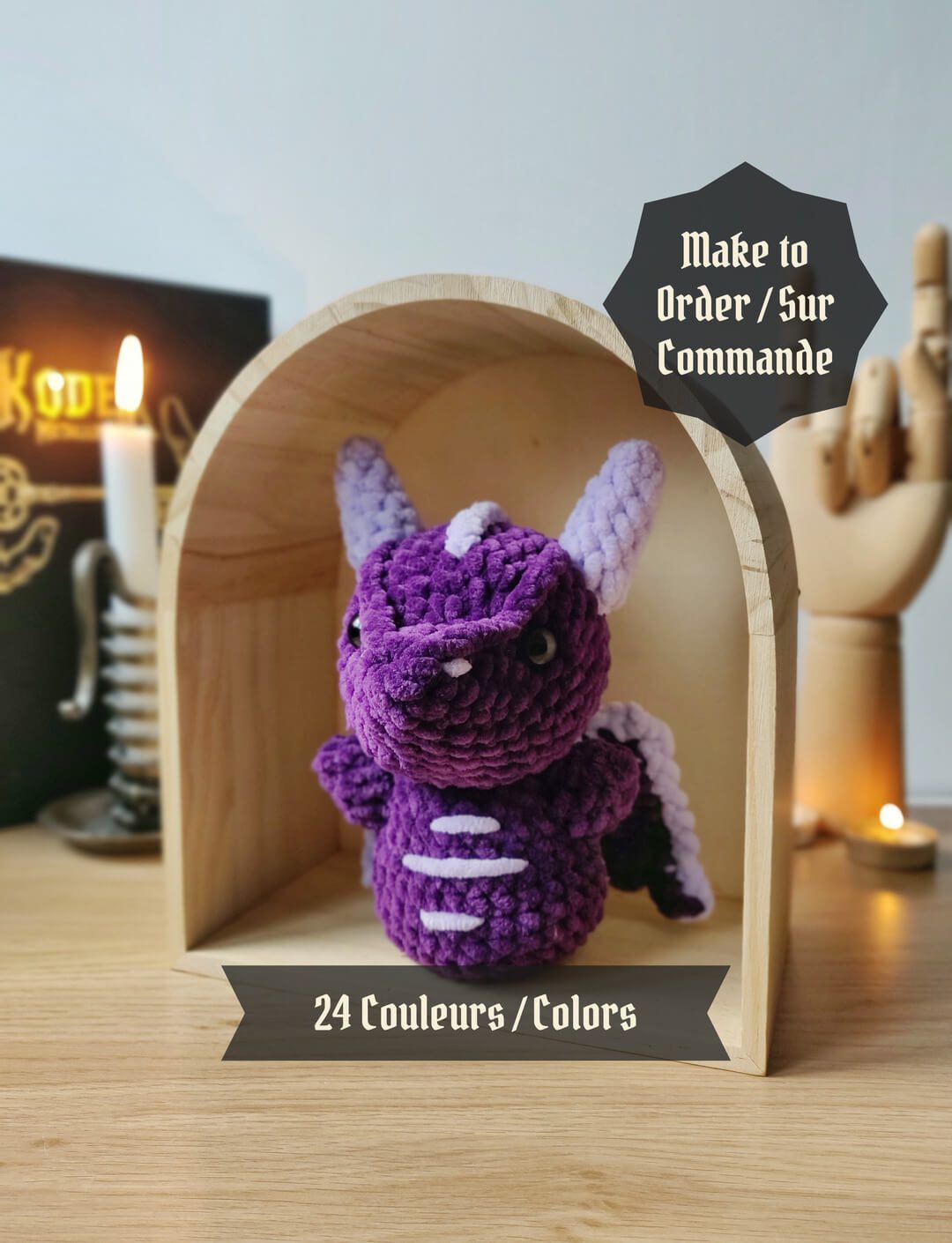 dragon en peluche