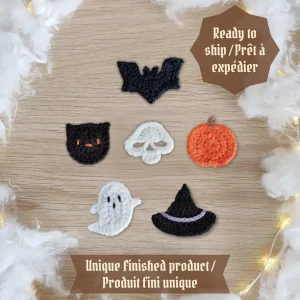 Magnets d'Halloween au crochet - Produits finis – Image 1