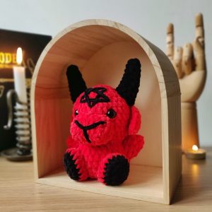 Baphomet rouge & noir sous arche - Produit fini – Image 2