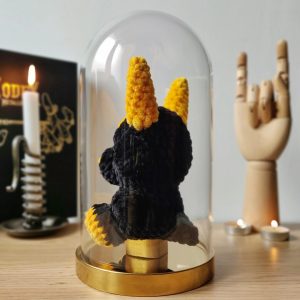 Baphomet sous cloche noir et jaune - Produit fini – Image 4