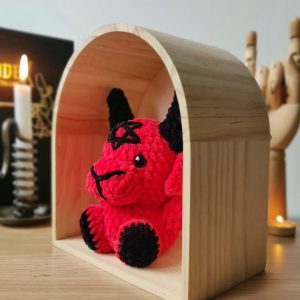 Baphomet rouge & noir sous arche - Produit fini – Image 3