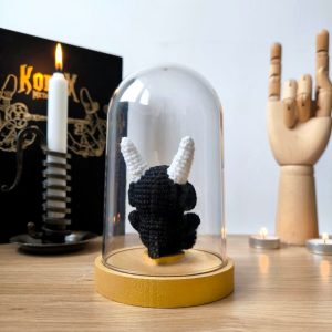 Mini Baphomet sous Cloche | Couleurs personnalisables – Image 4