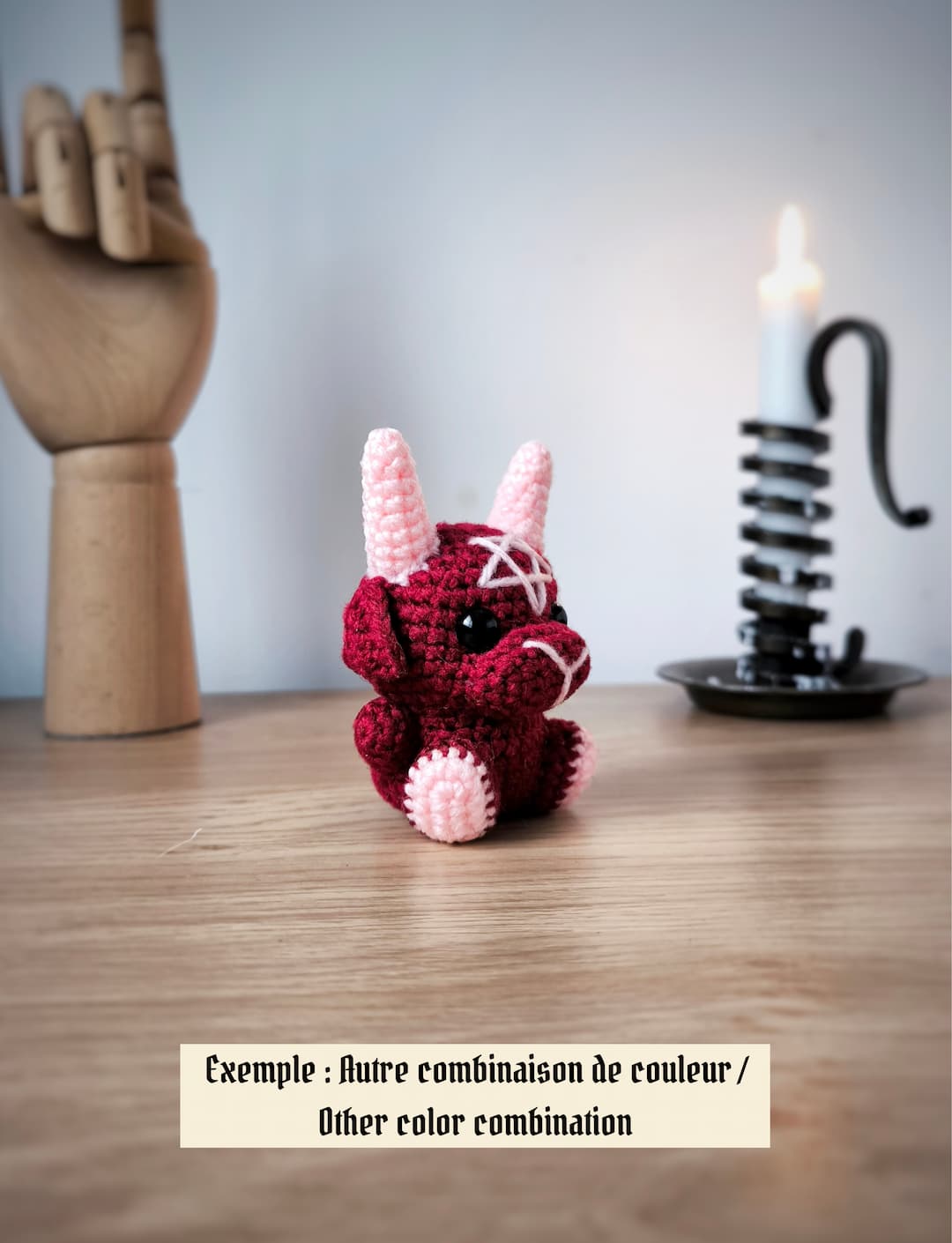 Mini Baphomet sous Cloche | Couleurs personnalisables – Image 10