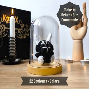 Mini Baphomet sous Cloche | Couleurs personnalisables – Image 1