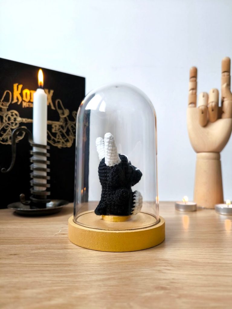 Mini Baphomet sous Cloche | Couleurs personnalisables