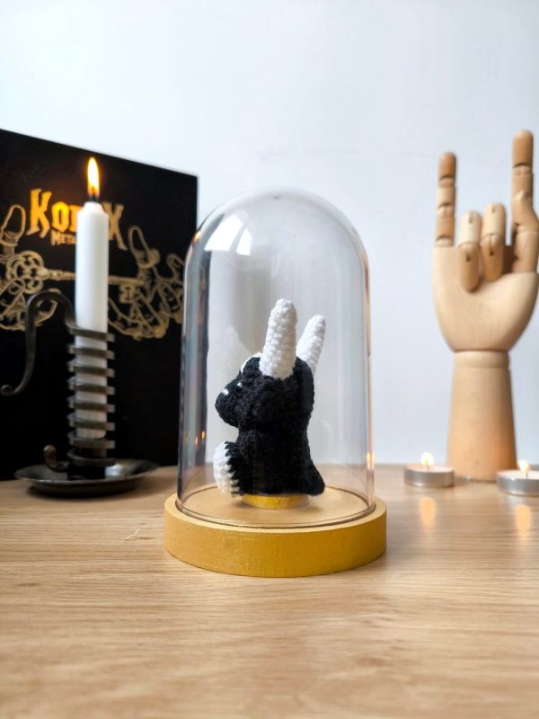 Mini Baphomet sous Cloche | Couleurs personnalisables