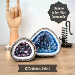 Géodes en Crochet | Couleurs personnalisables