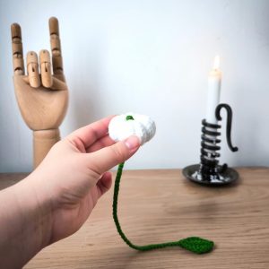 Marque-page citrouille au crochet - Sur commande – Image 10