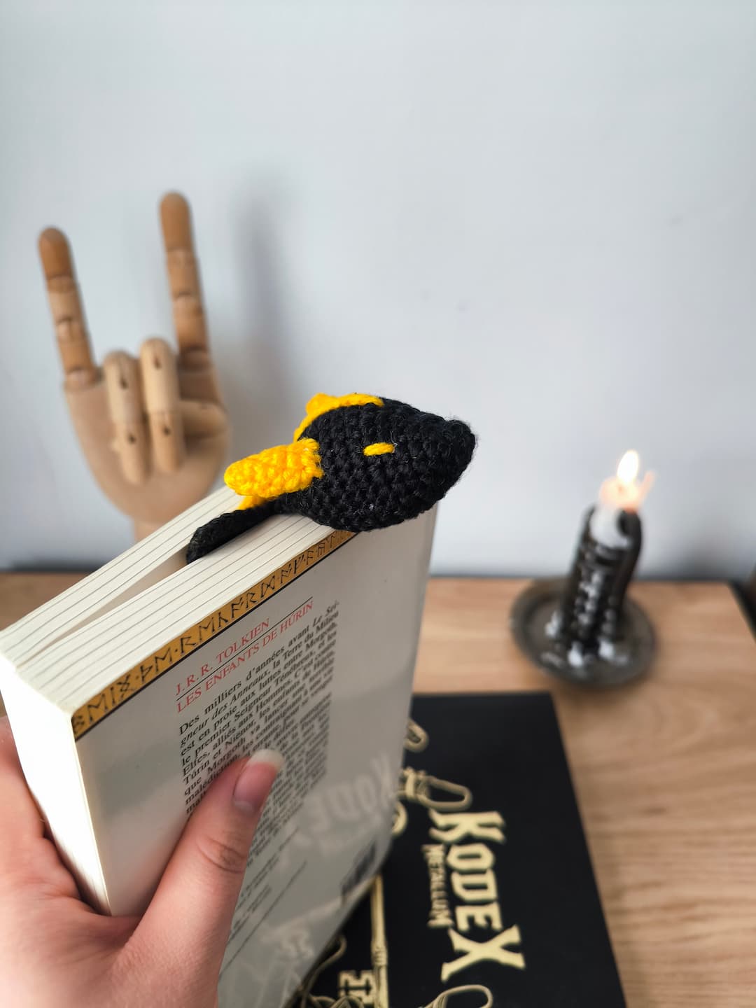 Marque-page Dragon au crochet | Couleurs personnalisables – Image 6