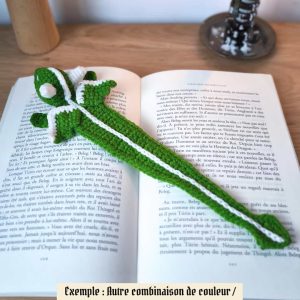 Marque-page Dragon au crochet | Couleurs personnalisables – Image 7
