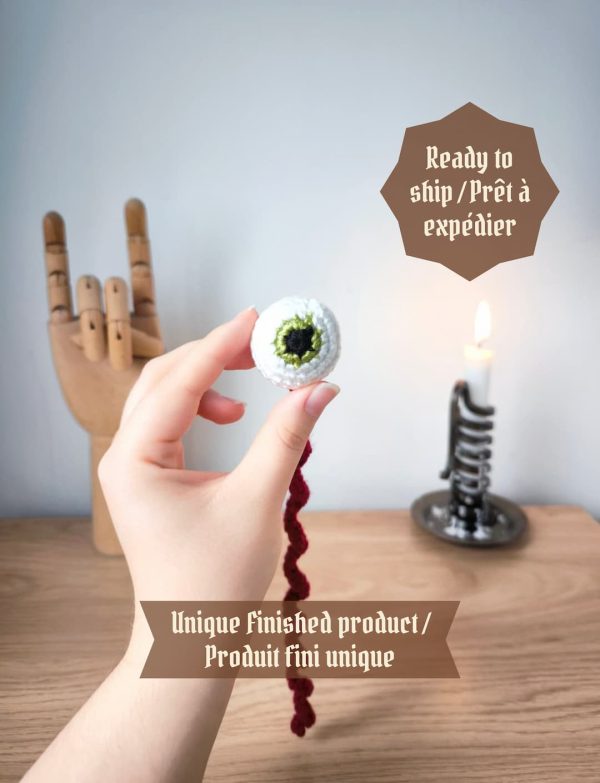 Marque-page œil au crochet - Produit fini