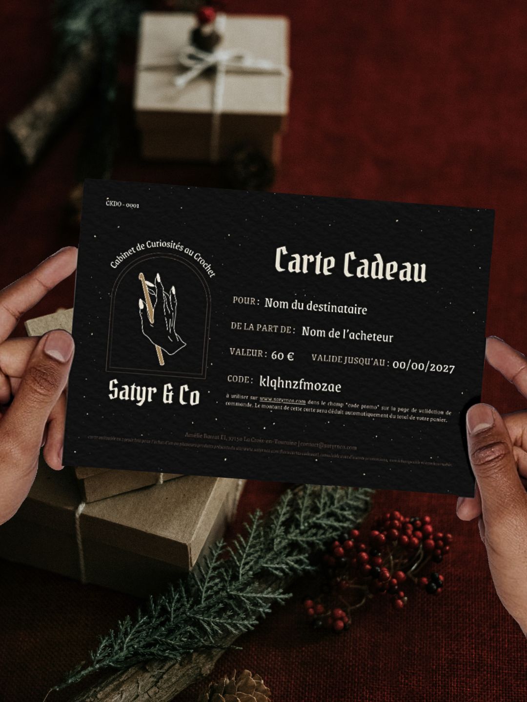 Cartes Cadeaux Satyr & Co - Produit numérique – Image 2