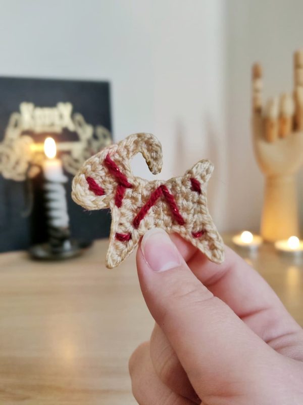 Magnets de Noël au crochet - Produits finis