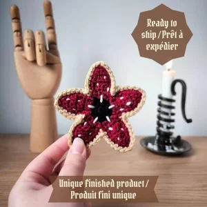 Fleurs Carnivores au crochet - Produits finis