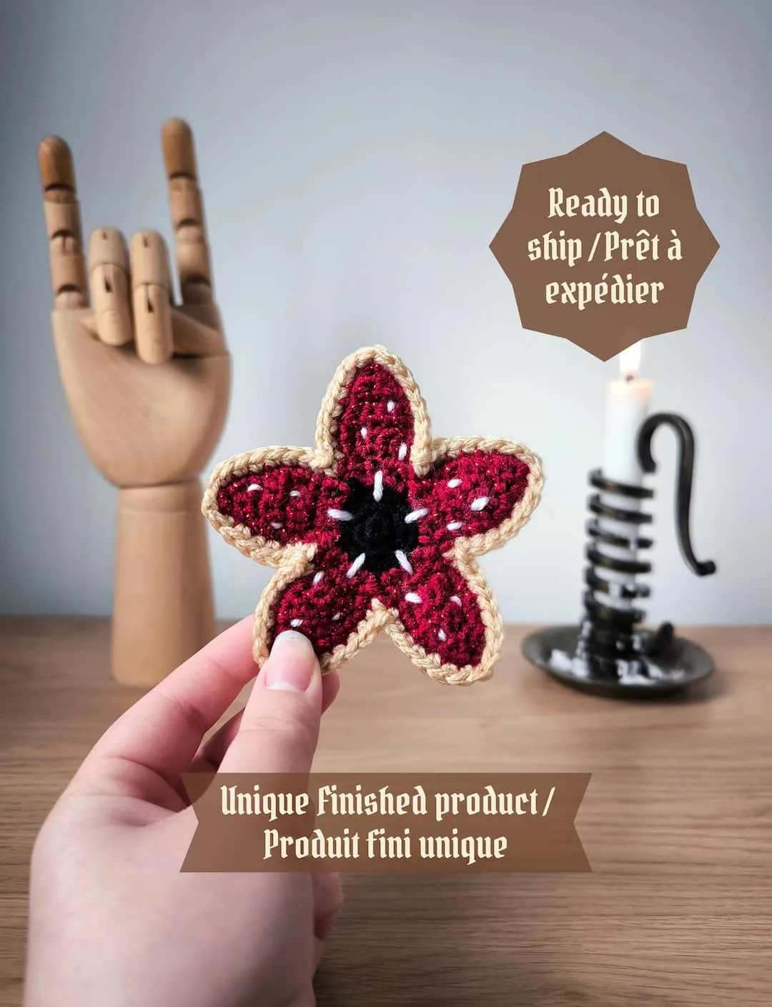 Fleurs Carnivores au crochet - Produits finis – Image 1
