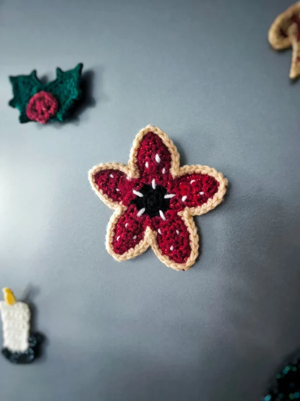 Fleurs Carnivores au crochet - Produits finis