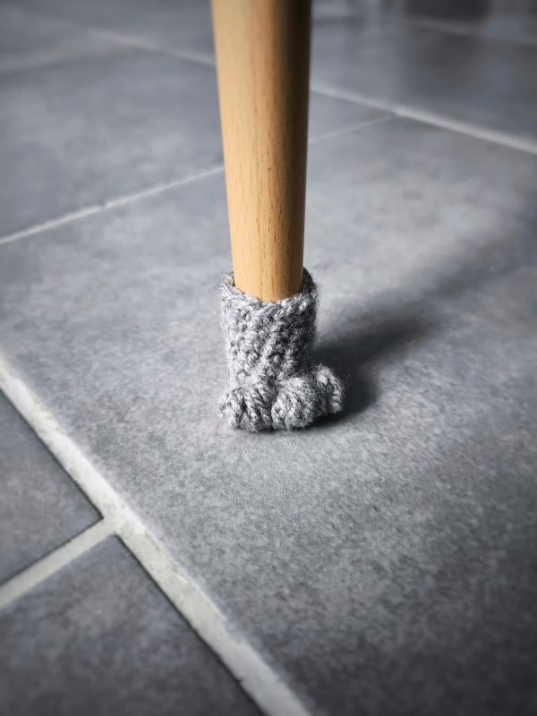 Lot de Patins de meubles en crochet "Patounes" - Produits finis
