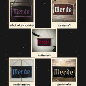 Patron Tapisserie au Crochet "M*rde" - Produit numérique FR ou EN – Image 14