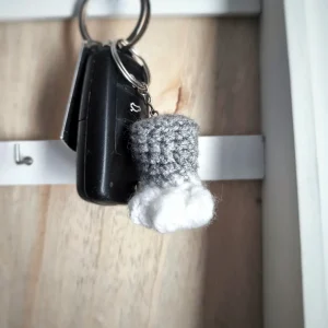 Porte-clés Pattes de Chat au Crochet - Produit fini – Image 3