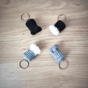 Porte-clés Pattes de Chat au Crochet - Produit fini – Image 4