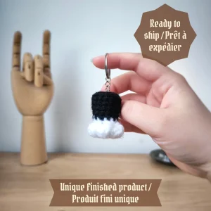 Porte-clés Pattes de Chat au Crochet - Produit fini – Image 1