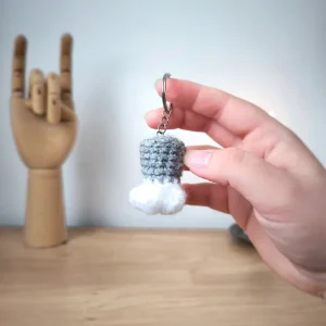 Porte-clés Pattes de Chat au Crochet - Produit fini – Image 7