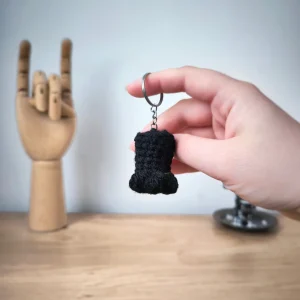 Porte-clés Pattes de Chat au Crochet - Produit fini – Image 6