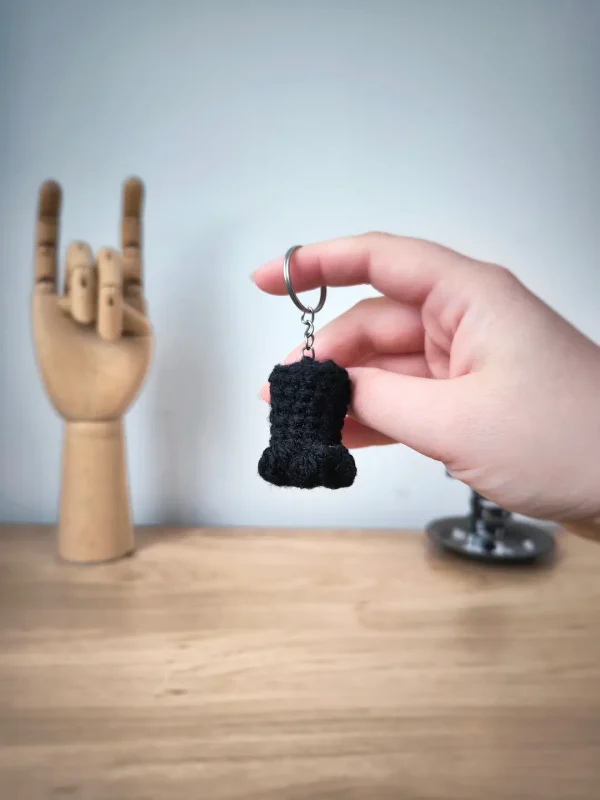 Porte-clés Pattes de Chat au Crochet - Produit fini