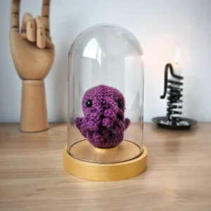 Mini Cthulhu sous Cloche Prune et Paillettes | Produit exclusif – Image 6