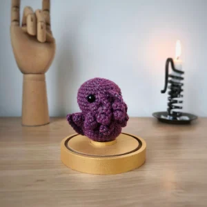 Mini Cthulhu sous Cloche Prune et Paillettes | Produit exclusif – Image 2