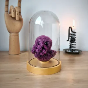 Mini Cthulhu sous Cloche Prune et Paillettes | Produit exclusif – Image 5