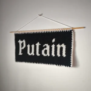 Patron Tapisserie au Crochet "P*tain" - Produit numérique FR ou EN – Image 2