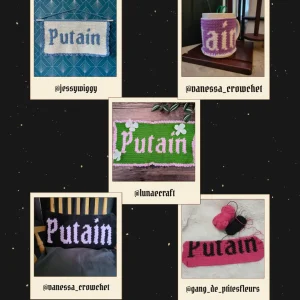 Patron Tapisserie au Crochet "P*tain" - Produit numérique FR ou EN – Image 9