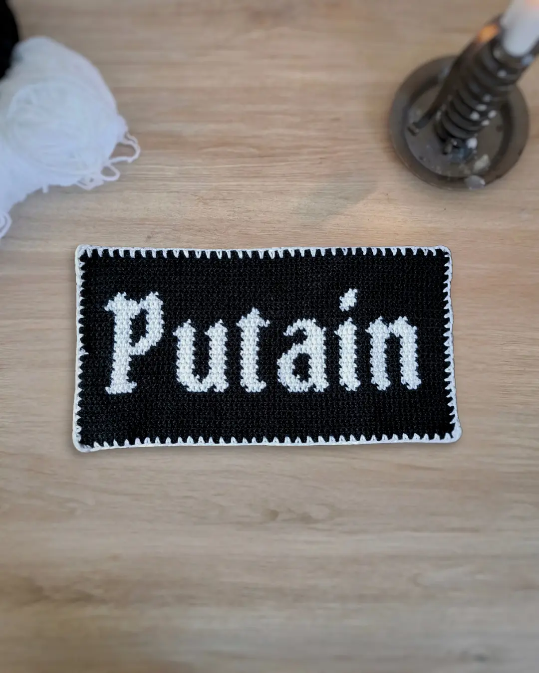 Patron Tapisserie au Crochet "P*tain" - Produit numérique FR ou EN – Image 5