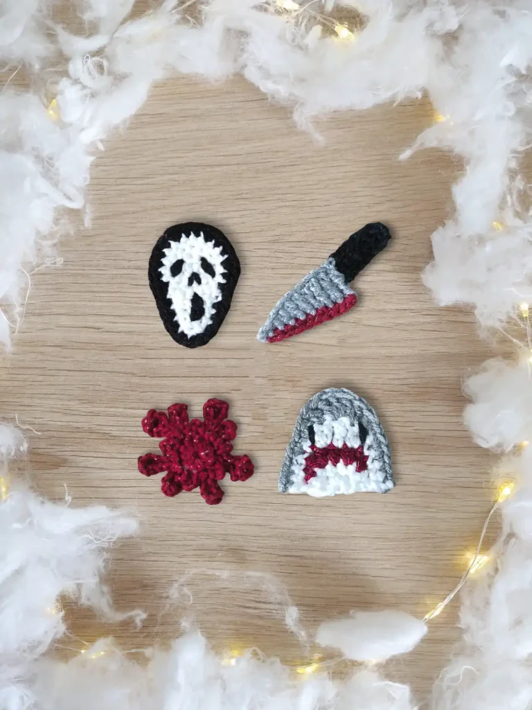 Magnets Summerween au crochet - Produits finis