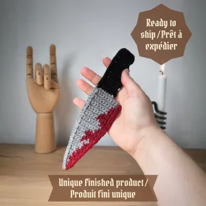 Marque-page Couteau au crochet - Produit fini – Image 1