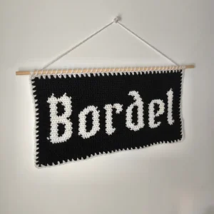 Patron Tapisserie au Crochet "B*rdel" - Produit numérique FR ou EN – Image 4