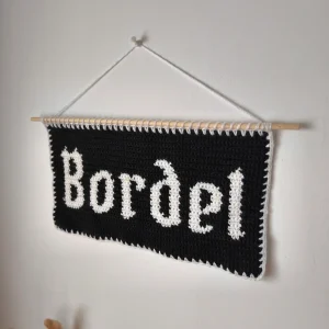 Patron Tapisserie au Crochet "B*rdel" - Produit numérique FR ou EN – Image 6