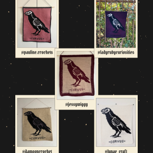 Patron Tapisserie au Crochet "Corbeau" - PDF FR ou EN – Image 12