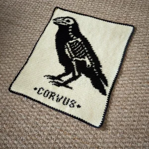 Patron Tapisserie au Crochet "Corbeau" - PDF FR ou EN – Image 9
