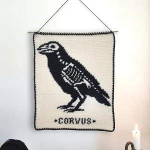 Patron Tapisserie au Crochet "Corbeau" - PDF FR ou EN – Image 4